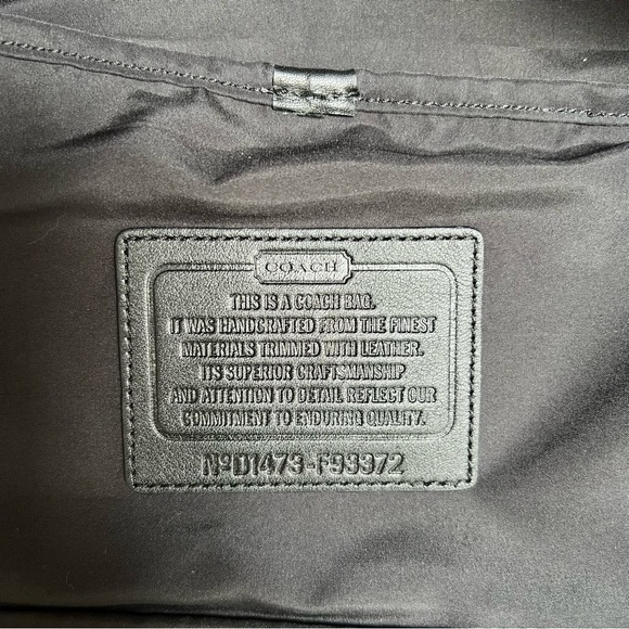 COACH VARICK NYLON PACKABLE DAYPACK F93372 BLACK - Picture 11 of 13